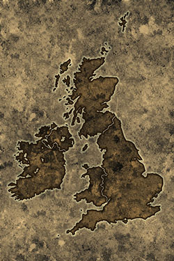 map of Britain