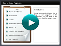 How to Avoid Plagiarism player