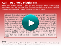 Plagiarism Review player