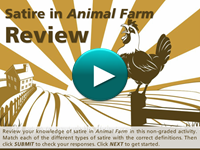 Satire in Animal Farm Review