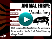 Animal Farm Vocabulary Chapter 5