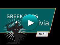 Greek Gods Trivia interactivity