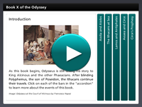 Book X of the Odyssey player