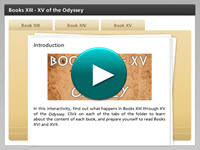 Books XIII - XV of the Odyssey