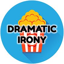 Homer uses dramatic irony in the Odyssey when Odysseus is disguised as a beggar. While the swineheard Eumaeus does not know that the beggar is Odysseus, the audience does know.