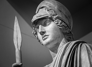 A statue of Athena