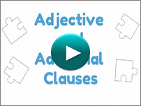 Adjective and Adverbial Clauses player