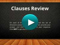 Clauses Review