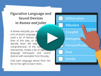 Figurative Language and Sound Devices in Romeo and Juliet