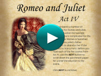 Reading Act IV of Romeo and Juliet