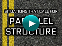 Situations That Call for Parallel Structure