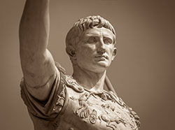 statue of Roman Emperor Augustus