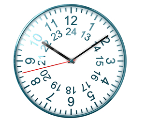 24-hour clock