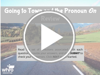 Going to Town and the Pronoun On