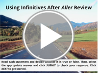 Using Infinitives After Aller Review