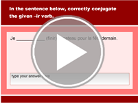 The Present Tense of Regular -ir Verbs Review