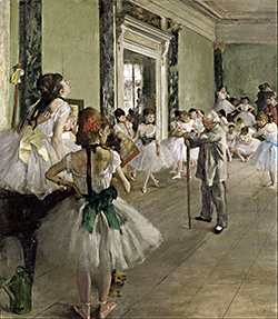 Edgar Degas, La Classe de danse, 1871-1874