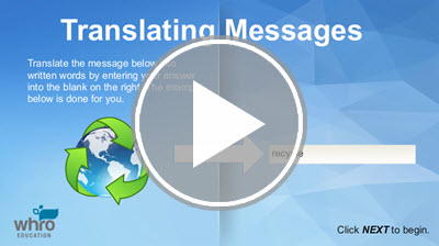 Translating Messages interactivity