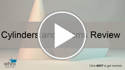 Cylinders and Prisms Review