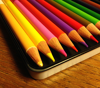 colored pencils