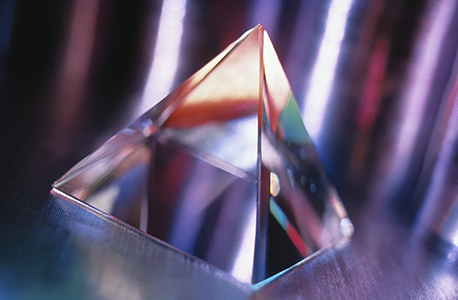 a colorful prism