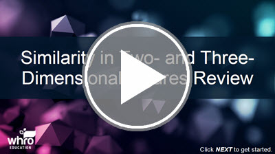 Similarity in Two- and Three-Dimensional Figures Review