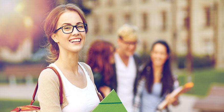 smiling student