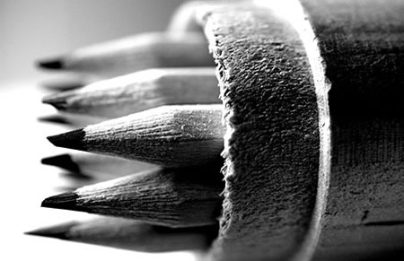 sharpened pencils