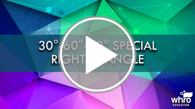  30°-60°-90° Special Right Triangle Video