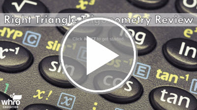 Right Triangle Trigonometry Review interactivity