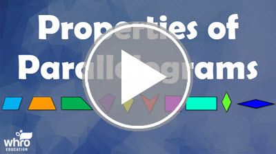 Properties of Parallelograms Interactivity