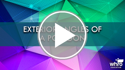 Exterior Angles of a Polygon Video