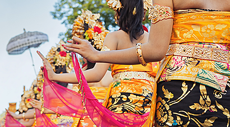 Balinese Women Dancing