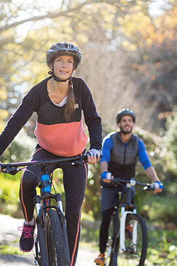 people cycling