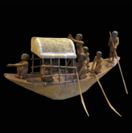 Model Ship from Ancient Egyptian Tomb, 2000 BC