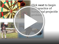 Projectiles Practice Interactivity