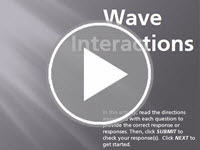 Wave Interactions Practice Interactivity