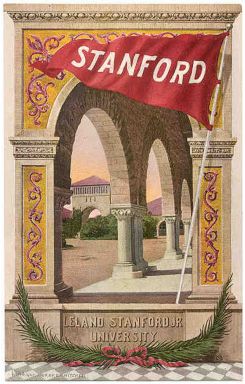 vintage Stanford University postcard