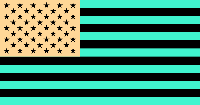 inverted american flag