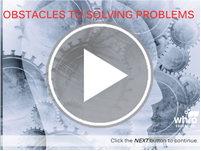 Obstacles to Solving Problems