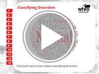 classifying disorders