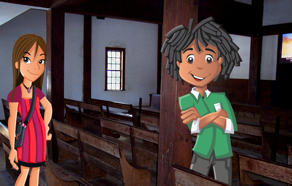 Martina and Terrance attend a Puritan church