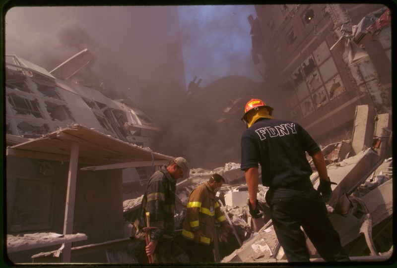 Recovery workers in New York City after the 9/11 terrorist attacks