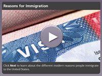 Reasons for Immigration Interactivity