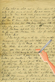 A hand-written Civil War letter