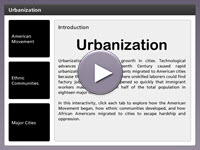 Urbanization