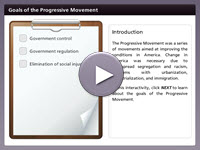 Goals of the Progressive Movement