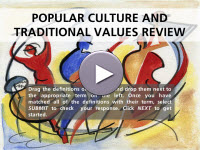 Popular Culture and Traditional Values Review Interactivity