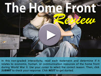 The Home Front Review Interactivity