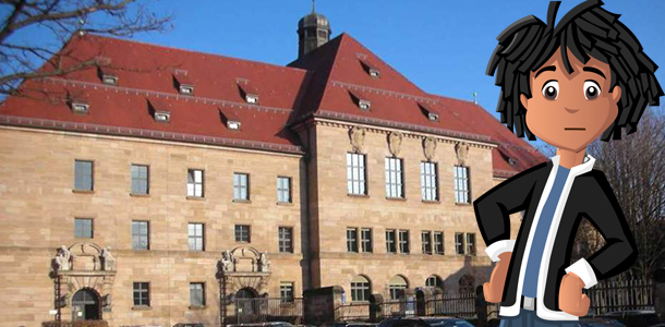 Terrance visits Nuremberg Courthouse